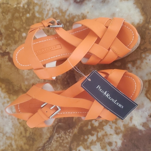 Polo Ralph Lauren Purple Label Platform Heel Shoe, New Shelf Pull $525.00 Retail - Picture 2 of 11